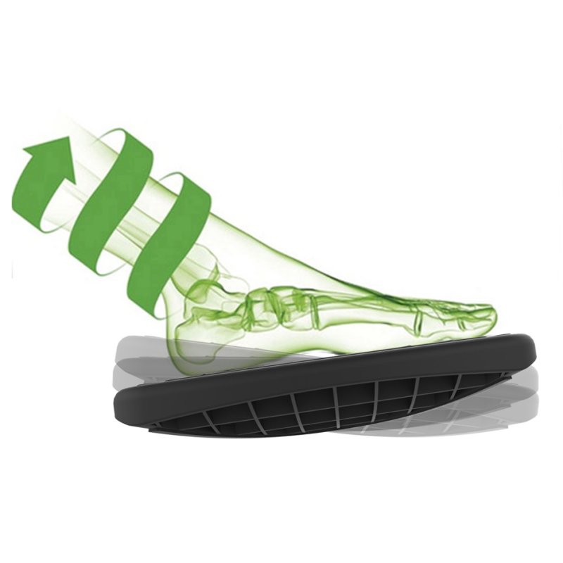 UNiLUX repose-pieds UPDOWN, inclinable, noir, 450×300 mm